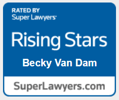 Rated By Super Lawyers | Rising Stars | Becky Van Dam | SuperLawyers.com